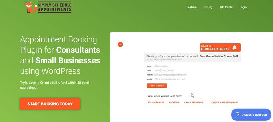 Simply Schedule Appointments