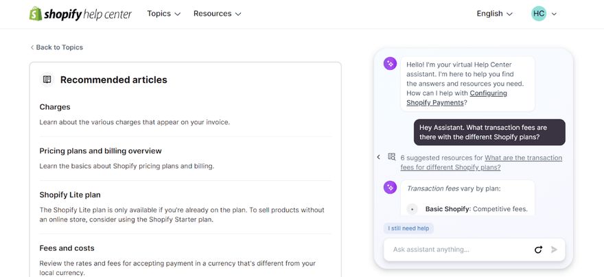 Shopify Live Chat