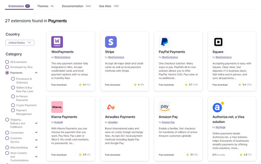 WooCommerce Payment Extensions