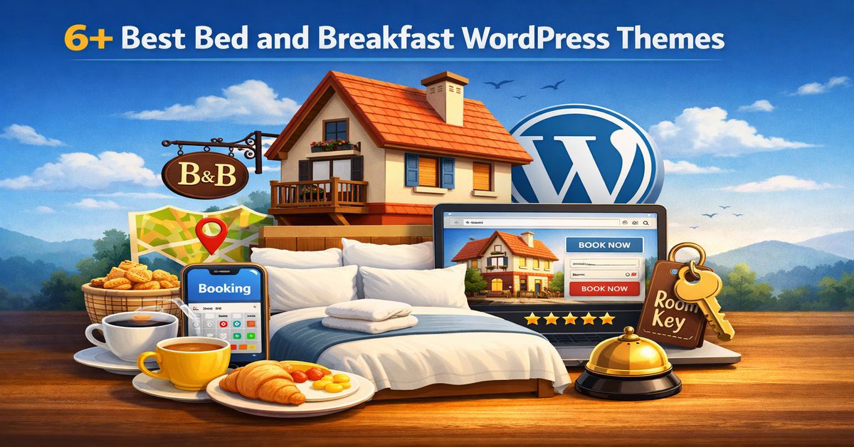 6+ Best Bed and Breakfast WordPress Themes