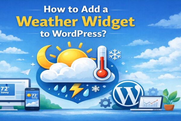 How to Add a Weather Widget to WordPress for Travel & Hotel Websites