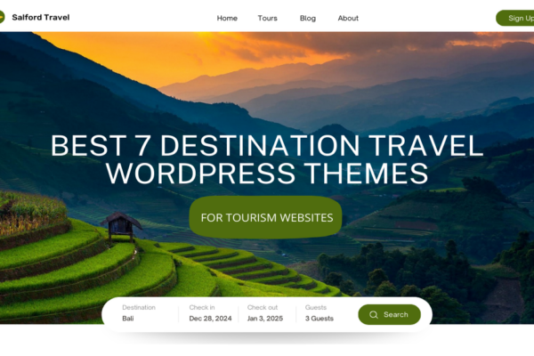 7 Best Destination Travel WordPress Themes for Tourism Websites