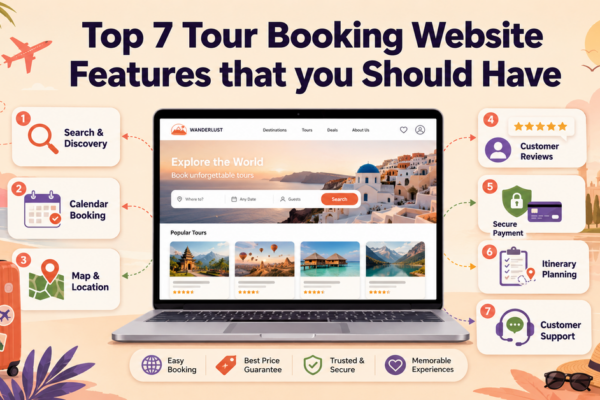 Top 7 Tour Booking Website Features that you Should Have